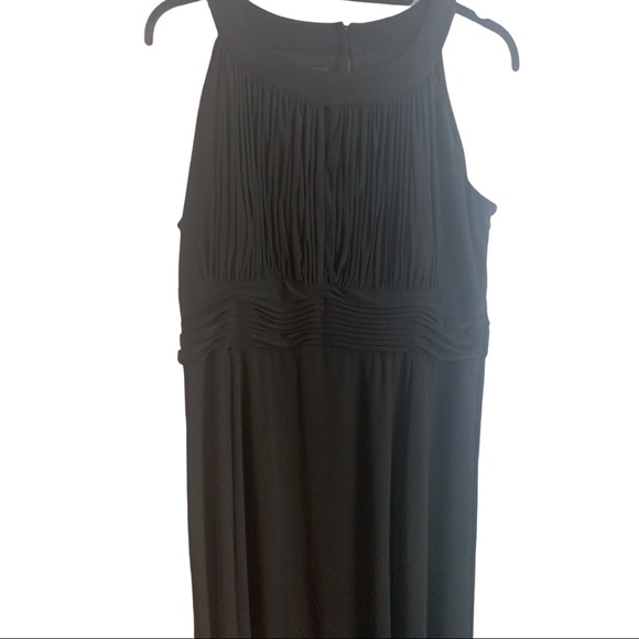 Black Label by  Evan Picone black empire waist dress - Picture 2 of 3